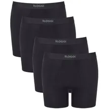 SLOGGI Retro Pants EVER Ease Short schwarz L 4er Pack