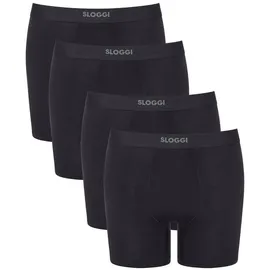 SLOGGI Retro Pants EVER Ease Short schwarz L 4er Pack