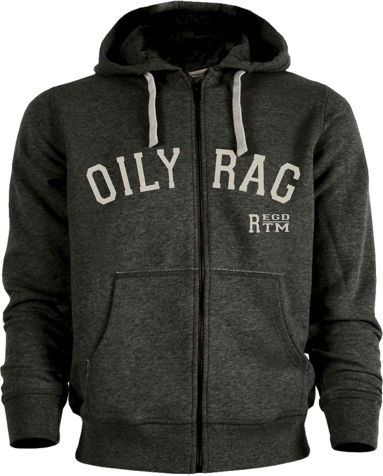 Oily Rag Clothing Registered Trademark, sweat à capuche zippé - Gris - S