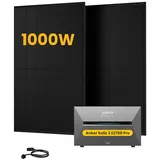 Anker Balkonkraftwerk Anker SOLIX Solarbank 3 E2700 Pro All-in-One 2,668kWh, (Optional: 2x/4x/6x/8x Sunpro 500W Solarmodule), Speicher mit integriertem Wechselrichter