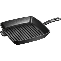 STAUB Grillpfanne American Grill Ø 26 cm Gusseisen Schwarz