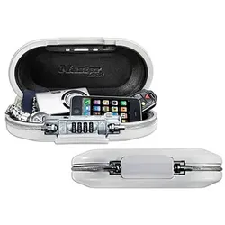 Master Lock® Tragbarer Tresor 5900EURDWHT weiß 24,0 x 12,9 x 6,0 cm