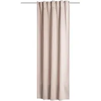 HOMEbasics Vorhang HOME BASICS "BLACKY" Gr. 4, beige, B:140cm