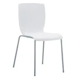 CLP Mio Gartenstuhl 47 x 47 x 80 cm weiß 2 St.