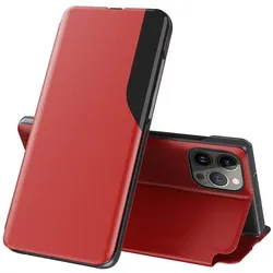 Hülle für Apple iPhone 15 Pro Max Handy Schutz Case Cover Flip Klapp Tasche Etui