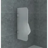 Aloni Glas Trennwand Urinal Schamwand Milchglas 900x400 8mm