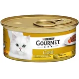 Purina Gourmet Gold Rindfleisch mit Huhn in Tomatensoße 85G