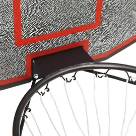 vidaXL Basketballkorb Schwarz 71 x 45 x 2 cm