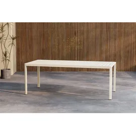 VCM Giardini Gartentisch 90 x 200 x 72 cm Beige
