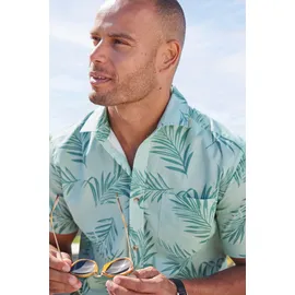 John Devin Hawaiihemd Regular Fit Grün XXL