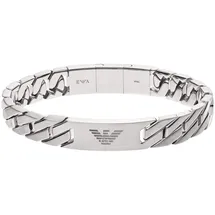 Emporio Armani EGS2435040 Edelstahlarmband silber 20,5 cm