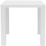 SalesFever Esstisch SalesFever Tische Gr. B/H/T: 80 cm x 76 cm x 80 cm, weiß (weiß, weiß, weiß) Esstisch Rechteckige Esstische quadratisch hochglanz lackiert | B 80 T 80 x H
