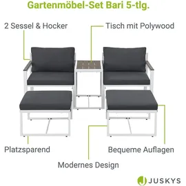 Juskys Festnight Balkon Lounge Sofa Set Bari