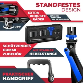 Masko Gummiauflage Metall blau
