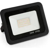 McShine Außenstrahler Aluminium 30 W 2550 Lumen IP66 schwarz