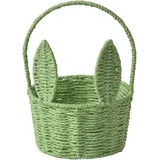 Weidenkorb Mit Henkel Kinder, Osterkörbchen Osterkörbe Hase Mit Ohren Zum BefüLlen, Ostern Körbchen Korb Geflochten Rund Geflochtener Korb OsterköRbchen Henkelkorb Geflochten, Ostereiersuche