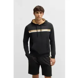 BOSS für Herren. 50540667 Authentisches Sweatshirt schwarz (M), Lässig, Baumwolle