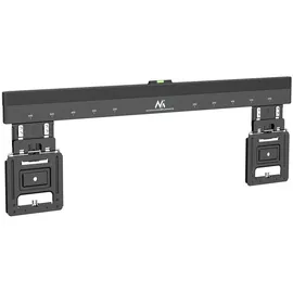 Maclean Brackets Maclean MC-481 Ultraflache Wandhalterung für 37-80" Flach & Curved Fernseher bis zu 75kg Max. VESA 600x400 Universal TV Halterung OLED QLED LCD LED Plasma