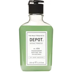 DEPOT 406 Transparent Shaving Gel brushless 100 ml