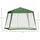 Outsunny Gartenpavillon 3 x 3 m inkl. 4 Seitenteile Grün