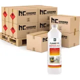 Höfer Chemie 240x 1 L FLAMBIOL® Bioethanol 96,6% Premium für Ethanol-Tischkamin in Flaschen