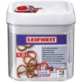 Leifheit Frischhaltedose eckig rot 1,0 l