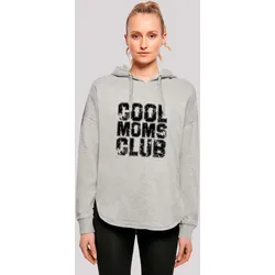 Kapuzenpullover F4NT4STIC "Mothers Day Modern Love Statement Trendy Slogan", Damen, Gr. S, grau, Obermaterial: 100% Baumwolle, casual, oversize, Langarm, Pullover, Premium Qualität