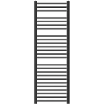 luxebath Badheizkörper Sahara 500 x 1500 mm 570 W grau gebogen mit Seitenanschluss