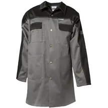 Planam Tristep Berufsmantel, Grau/Schwarz, Größe 28