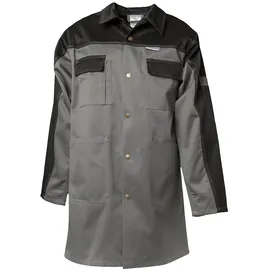 Planam Tristep Berufsmantel, Grau/Schwarz, Größe 28