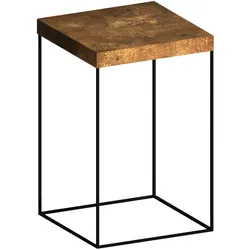 Zeus Slim Up Beistelltisch, 41 x H 64 cm, schwarz / rust