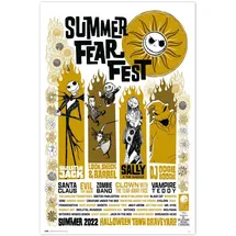 ERIK Poster Disney Nightmare Before Christmas Summer Fear Fest