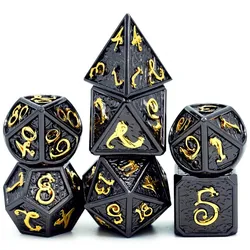 Drachenwürfel Black Gold