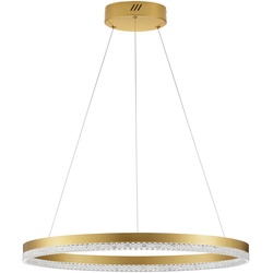 Nova Luce 9530228 Adria LED Pendelleuchte Messing Gold