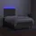 vidaXL Boxspringbett mit Matratze & LED Taupe 120x200 cm Stoff