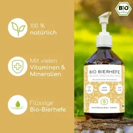 Wolfsbacher Natur Bio Bierhefe 500 ml