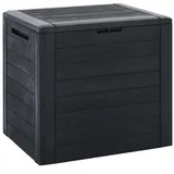 vidaXL Gartentruhe Anthrazit 58,5x46x55 cm Polypropylen