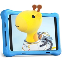 Wqplo Kinder Quad-Core-Prozessor 2 GB RAM Dual-Kamera Tablet (8", 32 GB, Android 12, Kinderfreundliches Lern- und Spielgerät mit leistungsstarkem Prozessor) blau