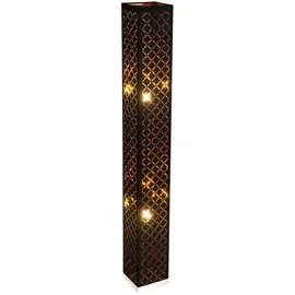 GLOBO Stehlampe 7W 806lm schwarz