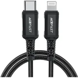 ACEFAST USB-C auf Lightning 1,8 m Schwarz