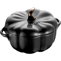 Staub Ceramique Cocotte - Schwarz Keramik - 12,2 cm Kürbis -