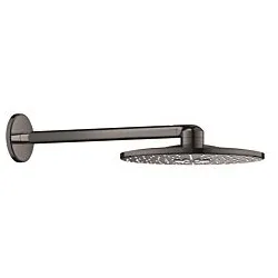 Grohe Rainshower Kopfbrauseset 26475A00 hard graphite, Brausearm 430mm, 2 Stahlarten