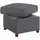 sit&more Polsterhocker Montego Kunststoff 58 x 46 x 58 cm Grau