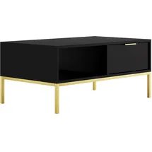 petits-meubles Couchtisch Seattle Schwarz 100 x 45,4 x 60 cm