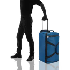 monzana Reisetasche 4-Rollen 70 cm / 85 l blau