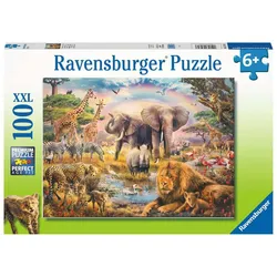 Ravensburger Puzzle - Afrikanische Savanne - 100 Teile Puzzle für Kinder ab 6 Jahren