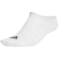 adidas Thin and Light No-Show Socken, 3 Paar White / Black 40-42