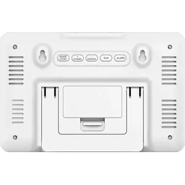 Miraval LCD Funk-Wetterstation mit Außensenor Wecker Funkuhr Kalender Vorhersage Hygro