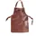 Burnhard BURNHARD® Grillschürze Leder Braun, Lederschürze 100% Büffelleder, Größenverstellbar, BBQ-Schürze mit Taschen, Kochschürze