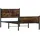 vidaXL Metallbett 100 x 200 cm Brown